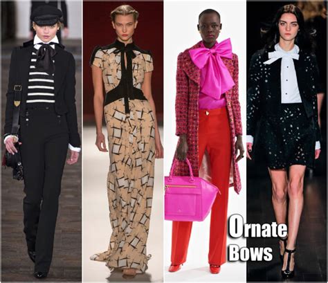 Fall 2013 Fashion Week Trends Ornate Bows Sydne Style