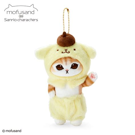 Plush Keychain Pompompurin Sanrio Characters X Mofusand Meccha Japan