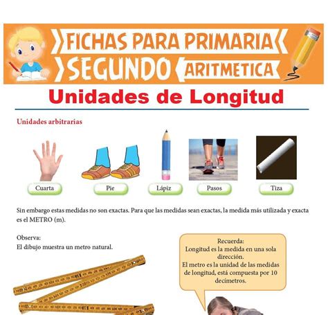 Unidades De Longitud Para Segundo Grado De Primaria