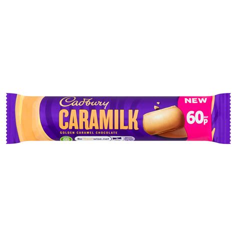 Cadbury Caramilk Golden Caramel Chocolate Bar 60p 37g Single