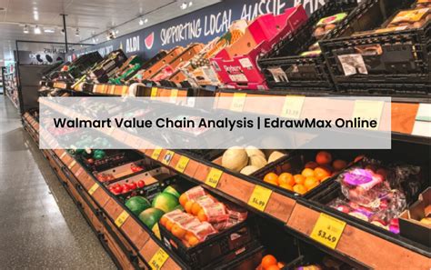 Walmart Value Chain Analysis EdrawMax Online