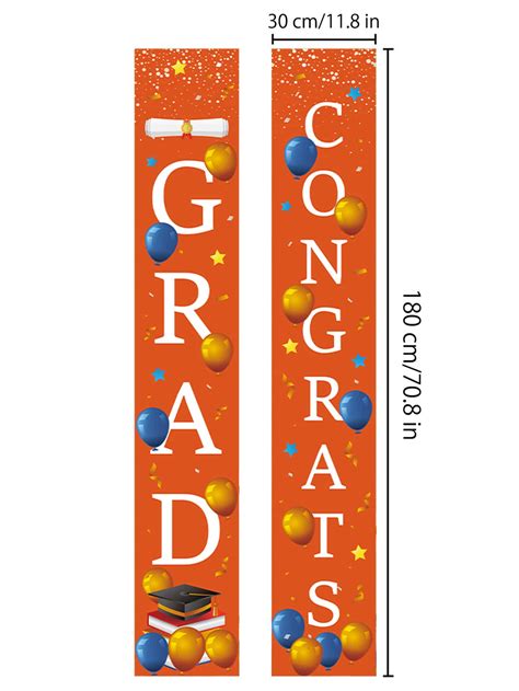 2024 Graduation Decorations Class Of 2024 Congrats Grad Porch Sign