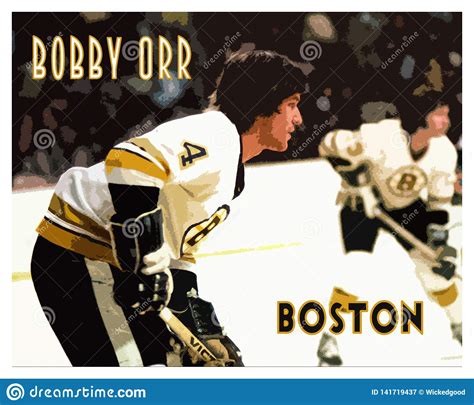 Bobby Orr Editorial Photography Illustration Of Defenceman