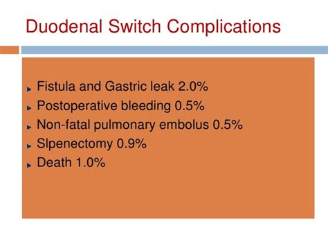 Duodenal switch surgery