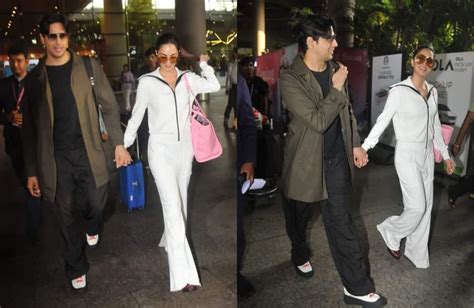 Kiara Advani And Sidharth Malhotra Spotted Together At Mumbai Airport