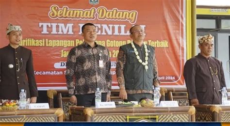 Tim Penilai Pelaksanaan Gotong Royong Terbaik Jatim Sambangi Lumajang