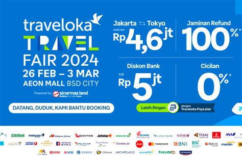 Traveloka Travel Fair Segera Digelar Cek Lokasi Dan Promonya