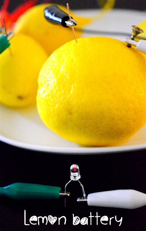 Lemon Battery Science Fair Project - technology