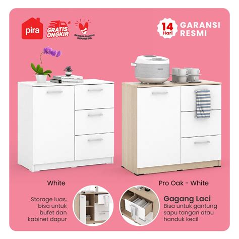 Jual Pira Metropolis Ox Aruna Sb Lemari Bawah Dapur Bufet Dengan