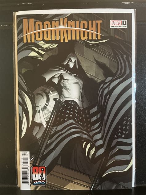 Moon Knight 1 Pepe Larraz Captain America 80th Anniversary Variant 2021 Marvel Ebay