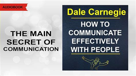 How To Communicate Effectively With People Dale Carnegie Audiobook