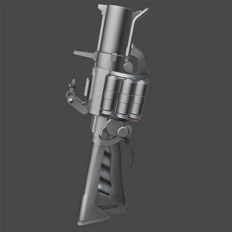 Free Obj File Honkai Star Rail 2h Grenade Launcher・design To Download And 3d Print・cults