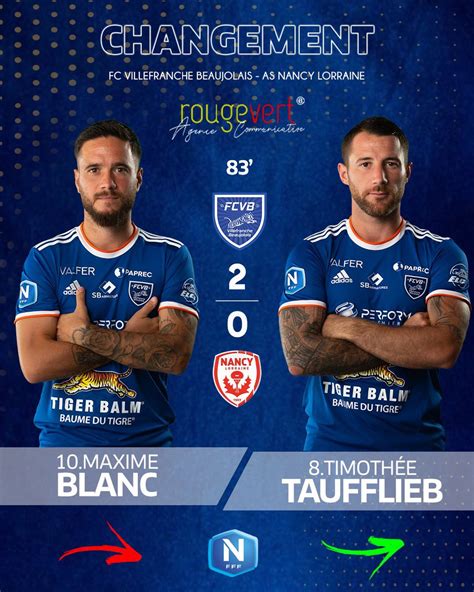 Fc Villefranche Beaujolais On Twitter Fcvbasnl