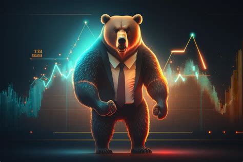 Bear Bearish Divergence In Stock Market And Crypto Currency Bear