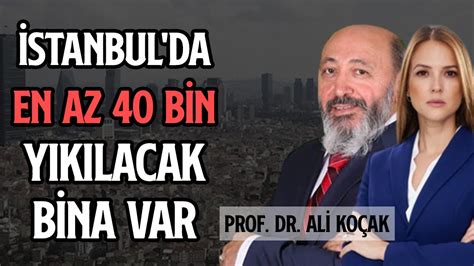 Yıkılan Binalarda Deniz Kumu Vardı Prof Dr Ali Koçak YouTube