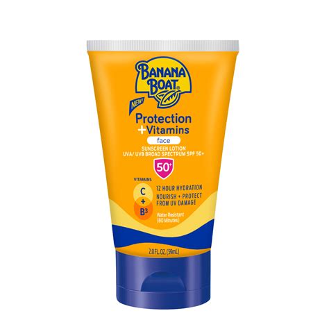 Banana Boat Protection Vitamins Moisturizing Sunscreen Lotion For