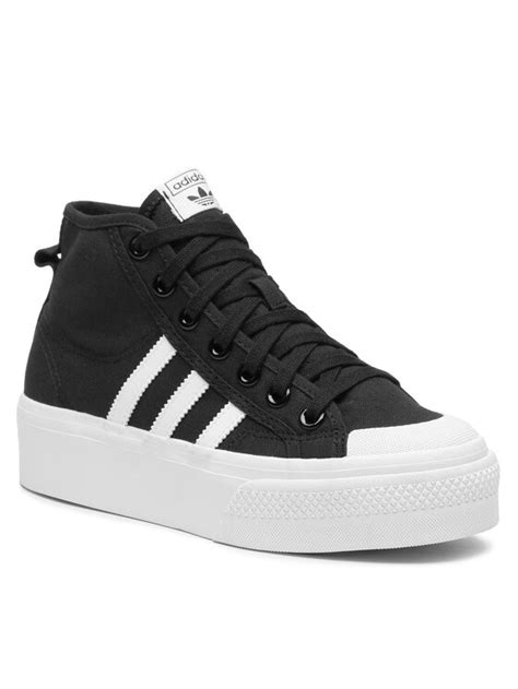 Adidas Sneakers Nizza Platform Mid W Fy Noir Modivo Fr