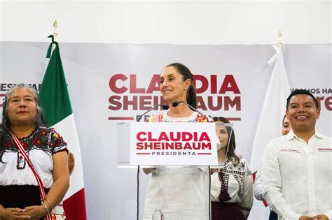 Vamos A Seguir Apoyando A Oaxaca Claudia Sheinbaum Va Por Obras De