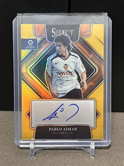 10枚限定 2022 23 Panini Select La Liga Gold Prizm Pablo Aimar パブロアイマール