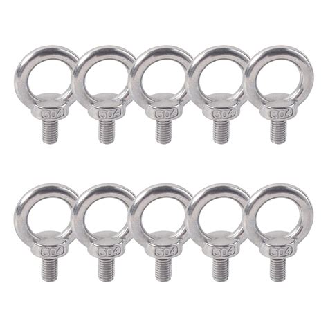 Buy M4X10 Lifting Eye Bolt 304 Stainless Steel Male Thread Lifting Ring