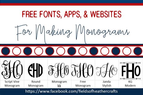 Free Monogram Fonts For Cricut Dafont | NAR Media Kit