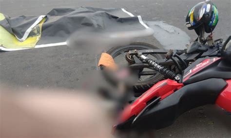 Motociclista Morre E Mulher Fica Ferida Ao Tentar Desviar De Carro Em