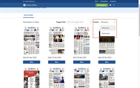 Bagaimana Cara Mengakses EPaper Kompas Dan Fitur Fiturnya Knowledge