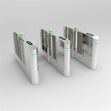 Stylish Slim Glass Security Barriers Pedestrian Barrier Gate Turnstile