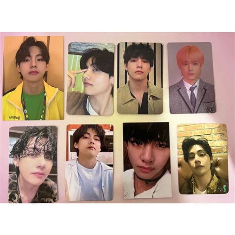 Photocards Bts V Kim Taehyung Shopee Brasil