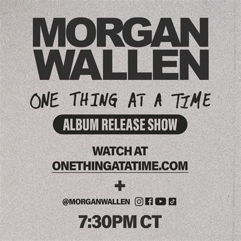 Morgan Wallen One Thing At A Time Akaalkayzen