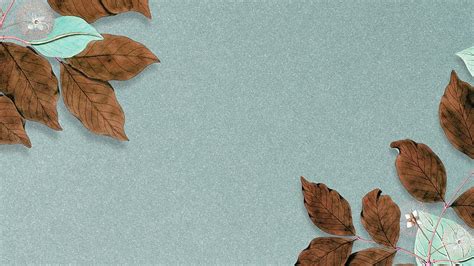 Autumn leaf border desktop wallpaper | Free Photo Illustration - rawpixel