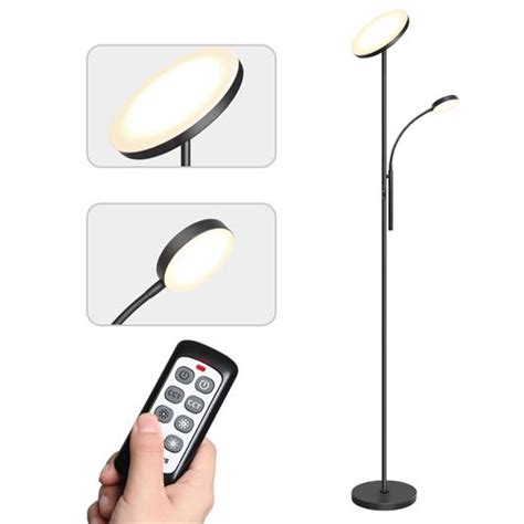 Tomons Lampadaire Sur Pied Salon Lampadaire Led Dimmable En Continu