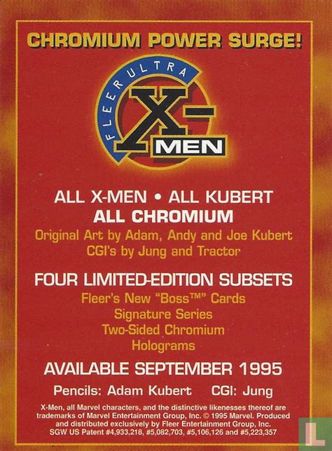 Wolverine 1995 Fleer 95 Ultra X Men All Chromium LastDodo