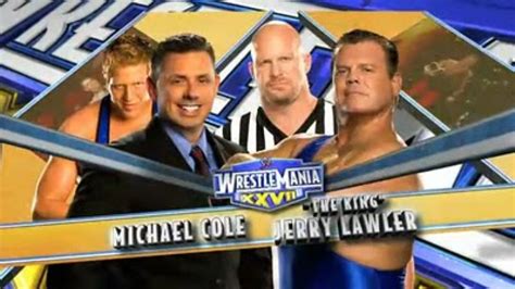 Jerry Lawler vs Michael Cole (Full Match) - TokyVideo