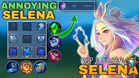 Best Emblem Sets And Best Item Build For Deadly Roaming Selena🔥