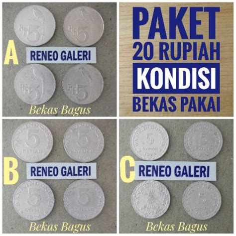 Jual Paket Rupiah Uang Koin Kuno Rp X Mahar Nikah Tahun Duit