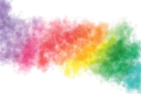 Colorful Rainbow Watercolor Wash Splash Background 4837180 Vector Art