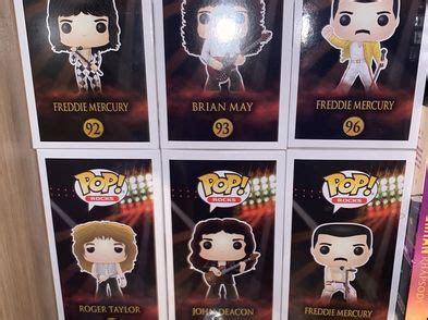 Funko Pop Queen Band Complete Set With Rare Exclusive For Sale in ...