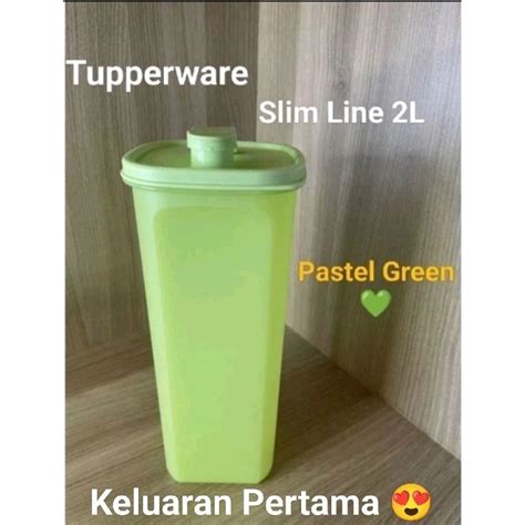 Jual Tupperware Slim Line Freshpear Jadul L Tempat Minum Jumbo