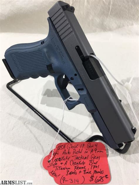 Armslist For Sale Usa Glock 17 Tactical Blue And Blue Titanium