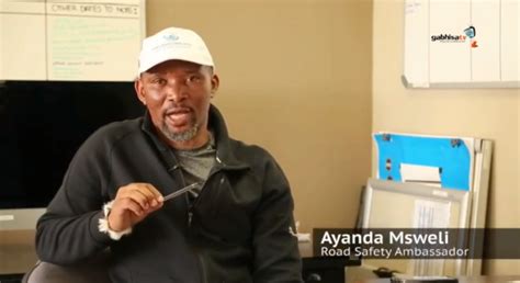 Ayanda Msweli Road Safety Ambassador Road Safety Is My Lifestyle