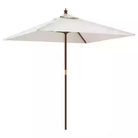 PARASOL DE JARDIN Avec M T En Bois Sable 198x198x231 Cm EUR 65 52