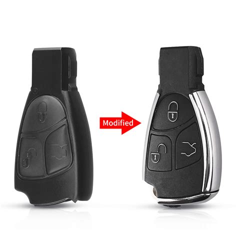 Remote Control Key Case For Mercedes Benz B C E Ml S Clk Cl Chrome