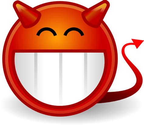 Devil Smiley - ClipArt Best