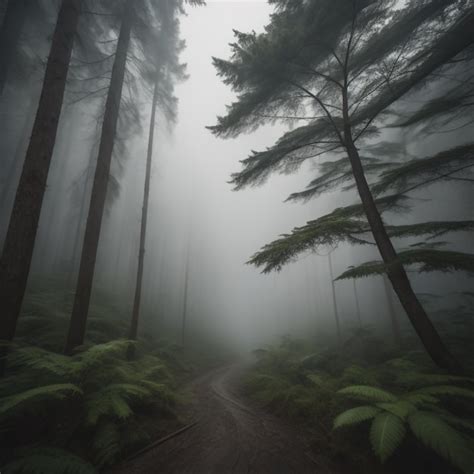 Premium Photo | Eerie forest