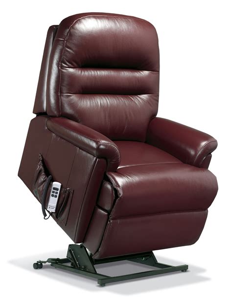 Keswick Royale Leather Electric Riser Recliner Sherborne Upholstery