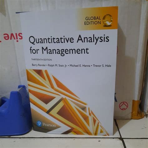 Jual Quantitative Analysis For Management 13th Thirteenth Edition