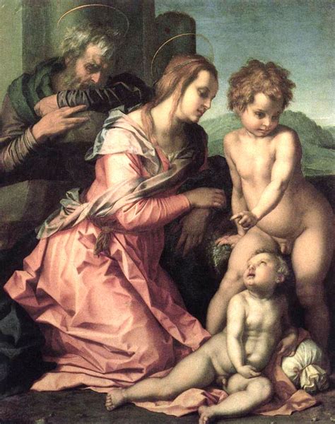 Andrea del Sarto Italian painter 1486 1531 Holy Family Караваджо