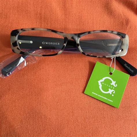 C Wonder Accessories Nwt Original C Wonder Tortoise Shell And Purple Temple Eyeglasses In