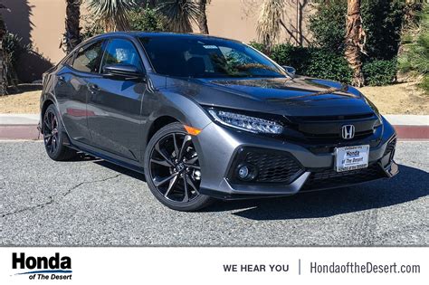 New 2019 Honda Civic Hatchback Sport Touring Hatchback In Cathedral